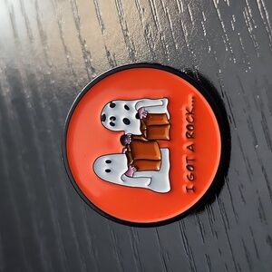 Peanuts Halloween "I Got a Rock" Inspired Enamel Pin